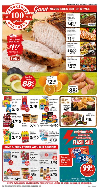 Brookshire Brothers Weekly Ad Flyer March 3 to March 9, 2021