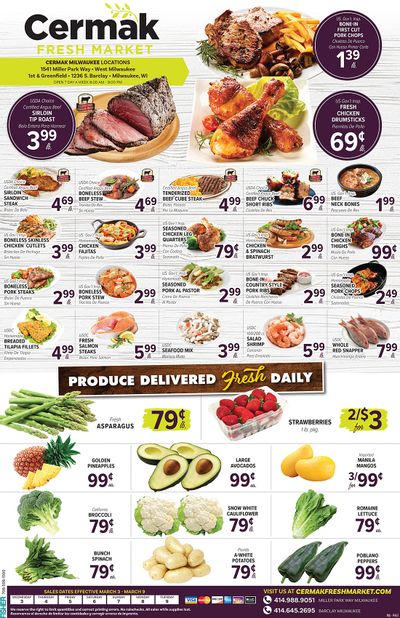 Cermak Fresh Market (WI) Weekly Ad Flyer March 3 to March 9, 2021