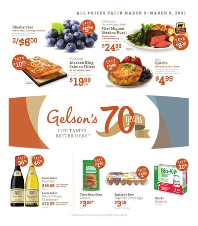 Gelson's Weekly Ad Flyer March 3 to March 9, 2021