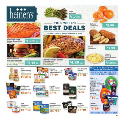 Heinen's Weekly Ad Flyer March 3 to March 9, 2021