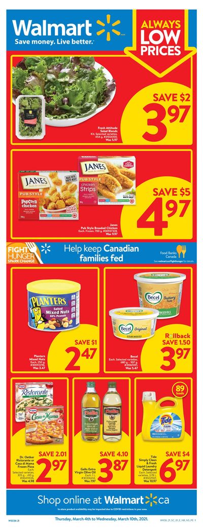 Walmart (Atlantic) Flyer March 4 to 10