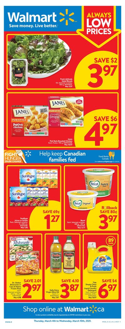 Walmart (West) Flyer March 4 to 10