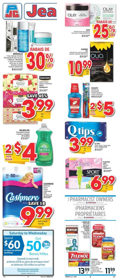Jean Coutu (ON) Flyer March 5 to 11