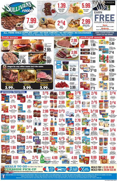 Sullivan's Foods Weekly Ad Flyer March 3 to March 9, 2021