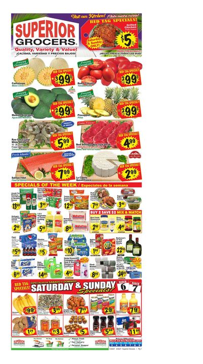 Superior Grocers Weekly Ad Flyer March 3 to March 9, 2021
