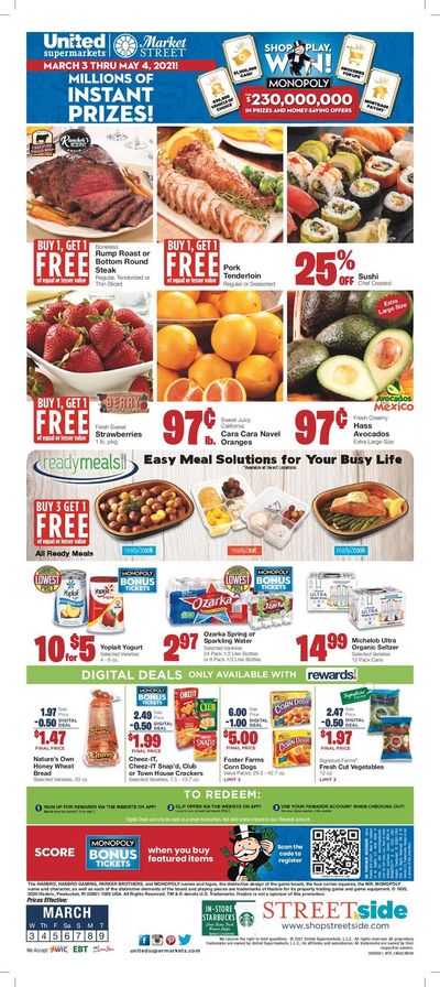 United Supermarket Weekly Ad Flyer March 3 to March 9, 2021