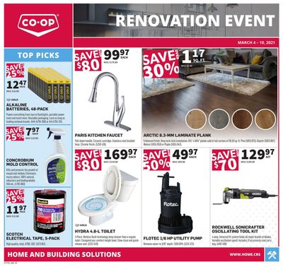 Co-op (West) Home Centre Flyer March 4 to 10