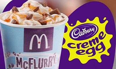Cadbury Creme Egg McFlurry at McDonald's Canada