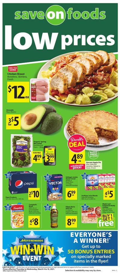 Save on Foods (SK) Flyer March 4 to 10
