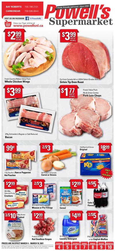 Powell's Supermarket Flyer March 4 to 10