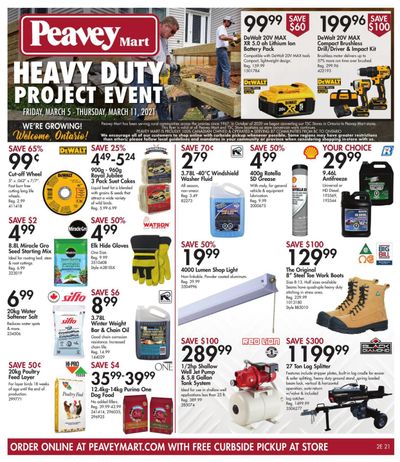 Peavey Mart Flyer March 5 to 11