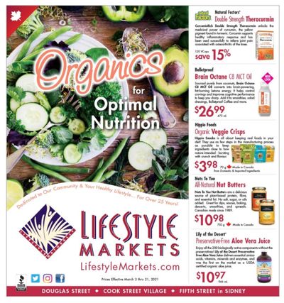 Lifestyle Markets Flyer March 3 to 21