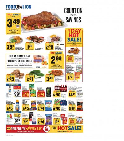 Food Lion (KY) Weekly Ad Flyer March 3 to March 9