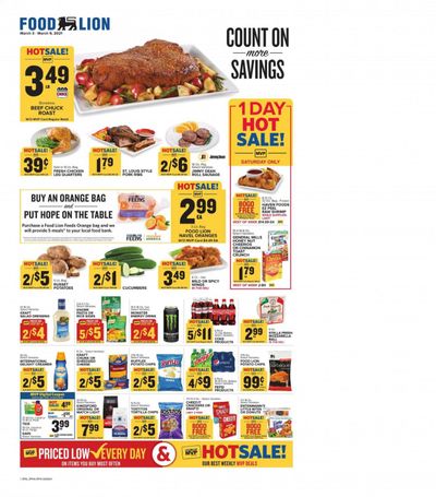 Food Lion (PA) Weekly Ad Flyer March 3 to March 9