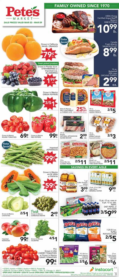 Pete's Fresh Market (IL) Weekly Ad Flyer March 3 to March 9