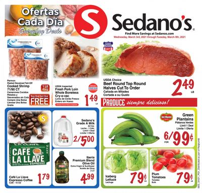Sedano's (FL) Weekly Ad Flyer March 3 to March 9