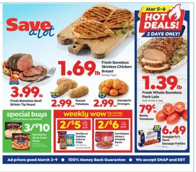Save a Lot Weekly Ad Flyer March 3 to March 9