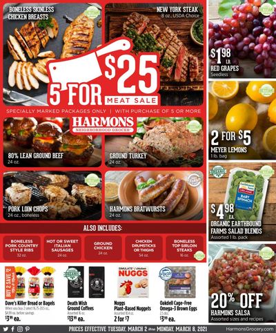 Harmons Weekly Ad Flyer March 2 to March 8