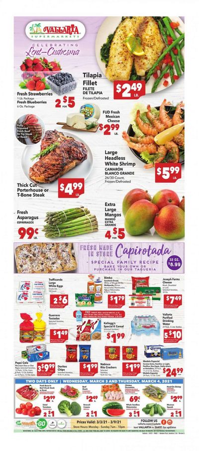 Vallarta (CA) Weekly Ad Flyer March 3 to March 9