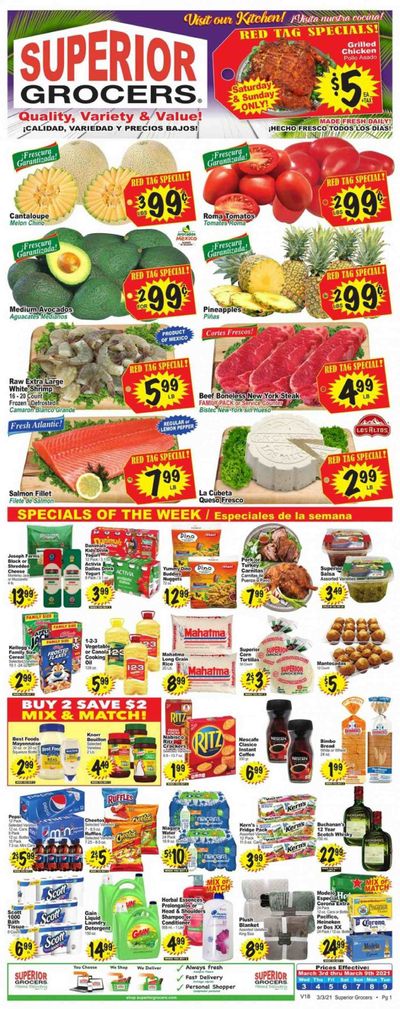 Superior Grocers Weekly Ad Flyer March 3 to March 9