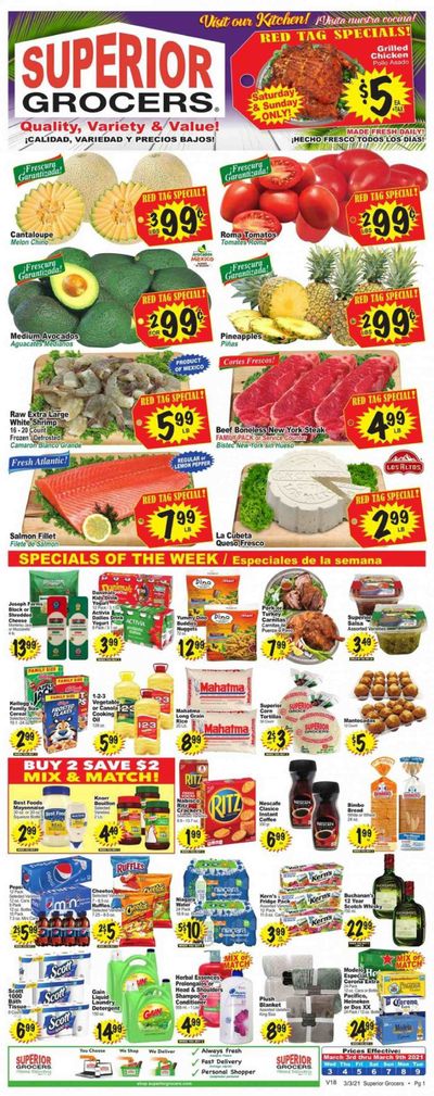 Superior Grocers Weekly Ad Flyer March 3 to March 9