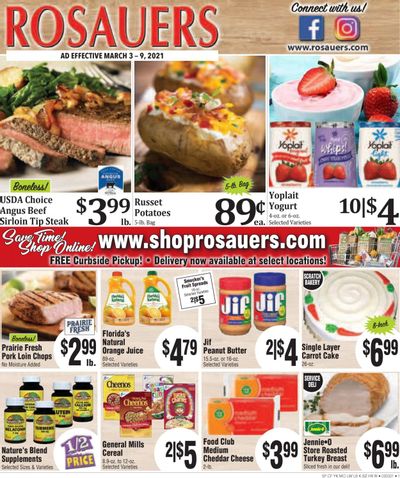 Rosauers Weekly Ad Flyer March 3 to March 9
