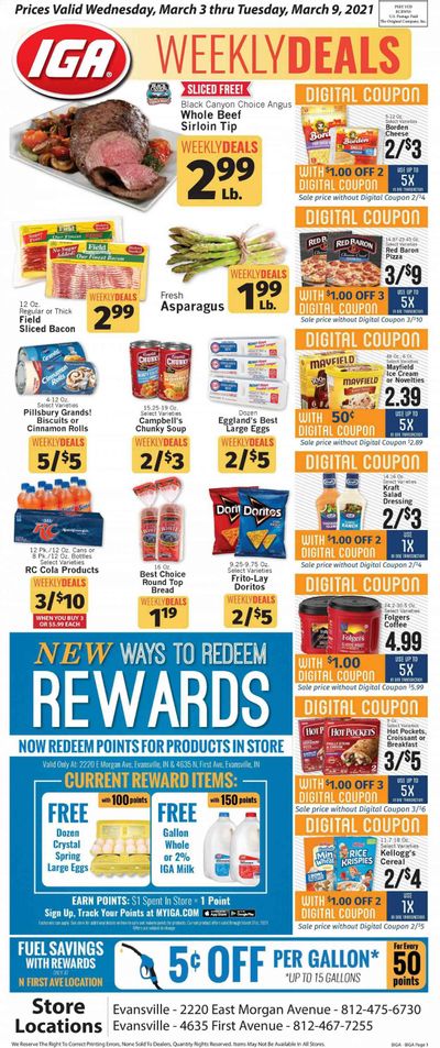 IGA Weekly Ad Flyer March 3 to March 9