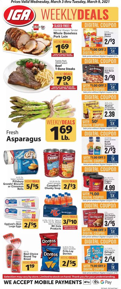 IGA Weekly Ad Flyer March 3 to March 9