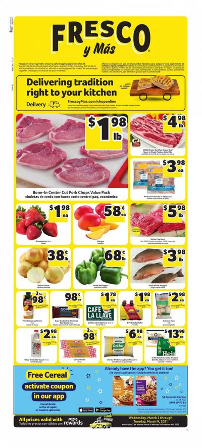 Fresco y Más Weekly Ad Flyer March 3 to March 9