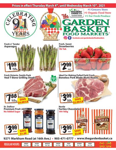The Garden Basket Flyer March 4 to 10