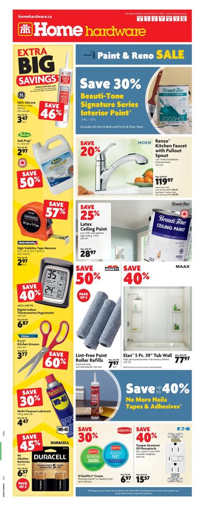 Home Hardware (ON) Flyer March 4 to 10