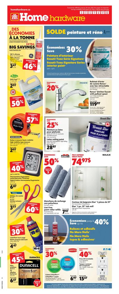 Home Hardware (QC) Flyer March 4 to 10