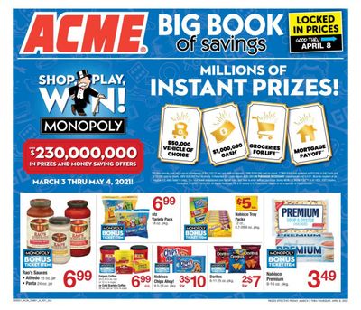 ACME Weekly Ad Flyer March 5 to April 8