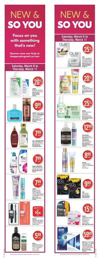 Shoppers Drug Mart (West) Flyer March 6 to 11