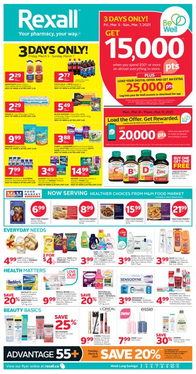 Rexall (West) Flyer March 5 to 11