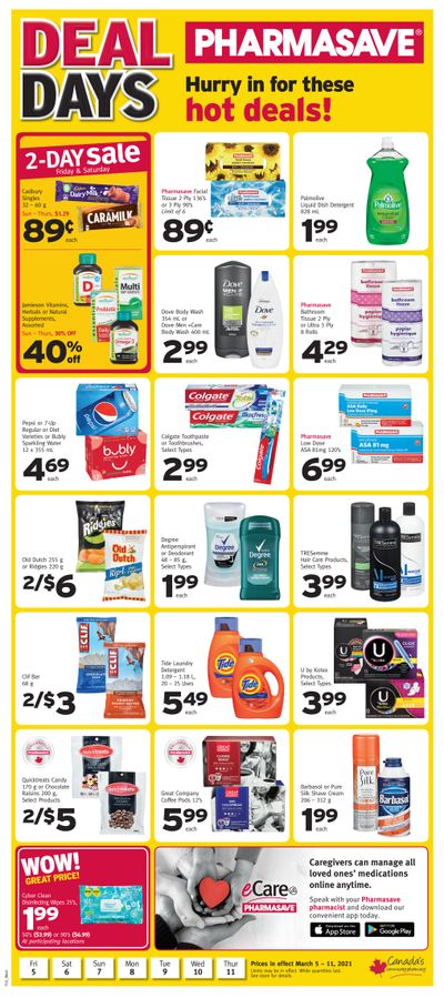 Pharmasave (West) Flyer March 5 to 11