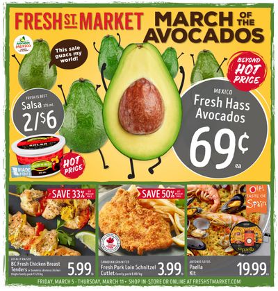 Fresh St. Market Flyer March 5 to 11