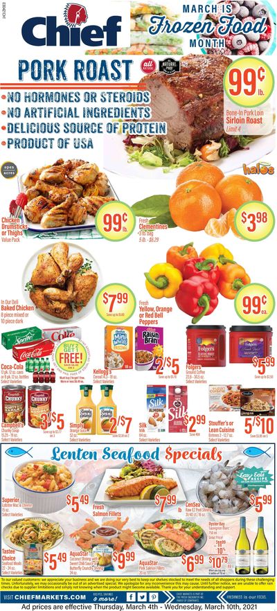 Chief Weekly Ad Flyer March 4 to March 10, 2021