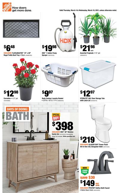 Home Depot (BC) Flyer March 4 to 10