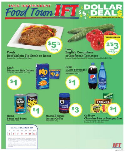 IFT Independent Food Town Flyer March 5 to 11