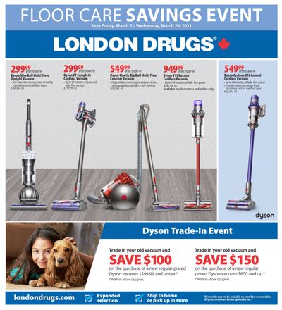 London Drugs Floor Care Savings Event Flyer March 5 to 24