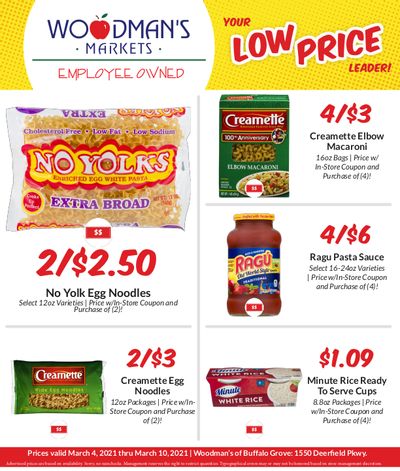 Woodman's Market (IL) Weekly Ad Flyer March 4 to March 10, 2021