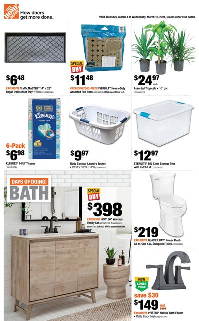 Home Depot (Atlantic) Flyer March 4 to 10