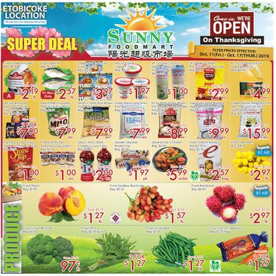 Sunny Foodmart (Etobicoke) Flyer October 11 to 17