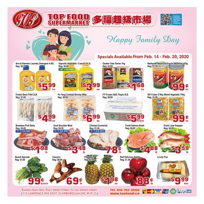 Top Food Supermarket Flyer February 14 to 20