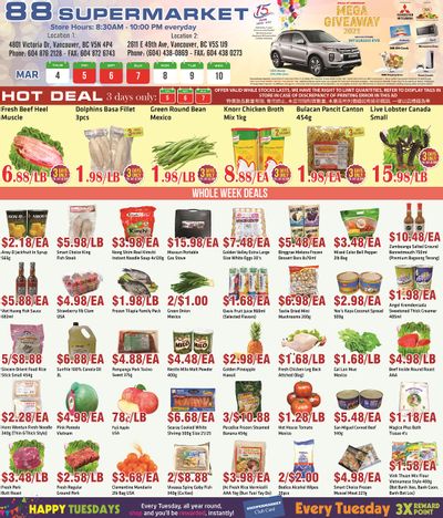 88 Supermarket Flyer March 4 to 10