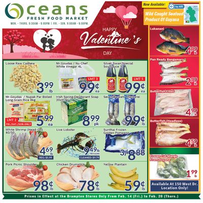 Oceans Fresh Food Market (Brampton) Flyer February 14 to 20