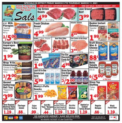 Sal's Grocery Flyer March 5 to 11