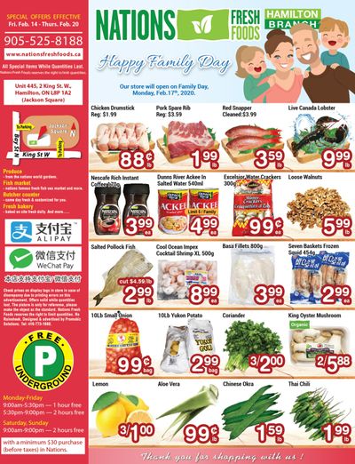 Nations Fresh Foods (Hamilton) Flyer February 14 to 20