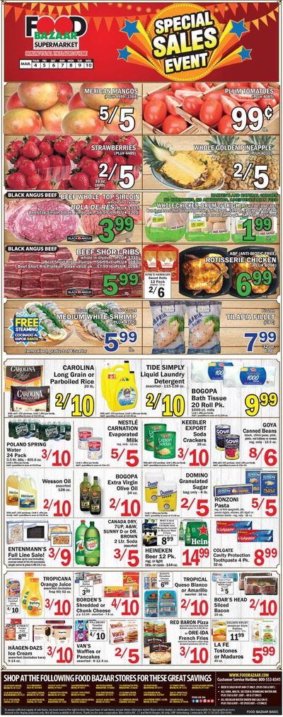 Food Bazaar (CT, NJ, NY) Weekly Ad Flyer March 4 to March 10